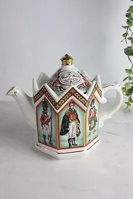 RARE Sadler Teapot The Battle Of Waterloo 1815 Duke Of Wellington & Soldiers  • £25