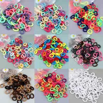 £2.99 • Buy 100pcs Colourful Elastic Hair Bands Kids Children