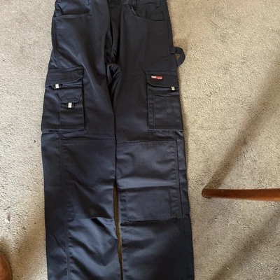 £19.99 • Buy Mens Tuff Stuff Pro Work Trouser Premium Combat Cargo Style Knee Pad Pockets 711