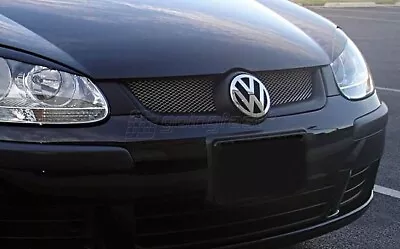 $38.90 • Buy VW Rabbit Golf MK5 5 V Front Euro Sport Metal Mesh Grill For Emblem Badge 06-09