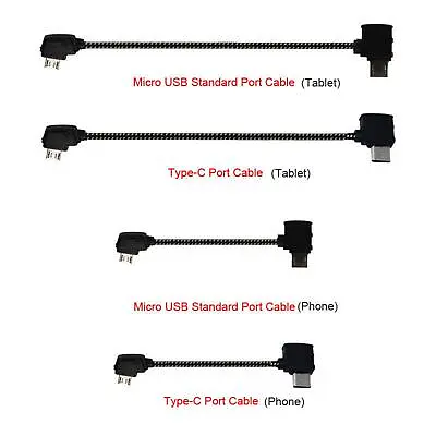 Type-C Micro USB Date Cable Tablet Phone For DJI Mavic Pro/Mini/Pro2/Air Drone D • $6.35