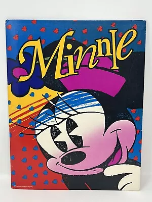 Vintage Disney Minnie Mouse  Electric Mouse  Folder 90s Mead • $11