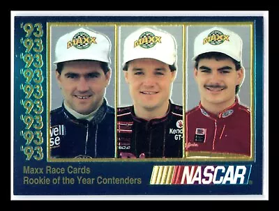 #1993 Maxx Premier Plus - Jeff Gordon Chrome Rookie #ROY.1 HOF Bobby LaBonte + • $3.61