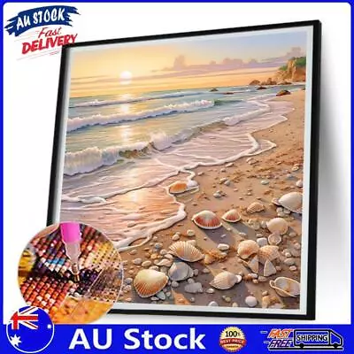 AU 5D DIY Full Round Drill Diamond Painting Kit Dream Beach Decoration (SZ4330) • $9.39