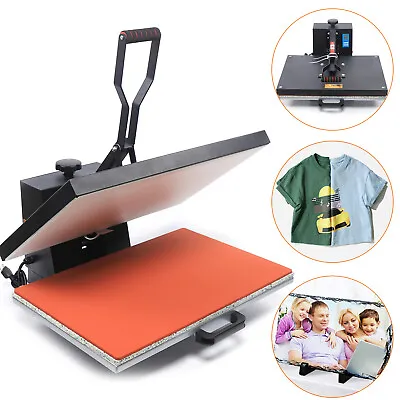 2800W Heat Press Machine 16  X 24  Clamshell Sublimation Printer For T-shirt • $275.50