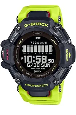 CASIO Watch G-SHOCK G-SQUAD GPS Bluetooth GBD-H2000-1A9JR Men's Yellow • $358.99