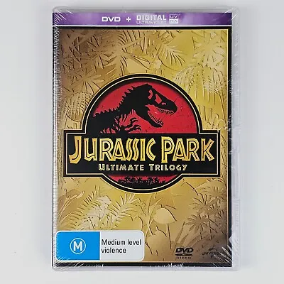 JURASSIC PARK Ultimate TRILOGY DVD | Brand New/Sealed | Free AUS Post • $14.95