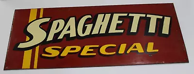 Spaghetti Special  Metal Sign Vintage Diner Comfort Food Retro Kitchen Décor • $39.99