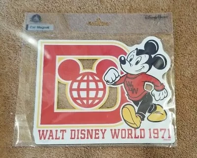 Disney Parks Walt Disney World Mickey Mouse Car Magnet Retro 1971 • $10