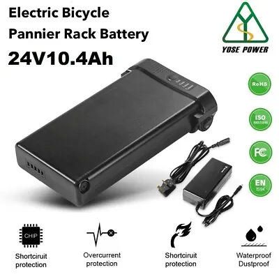 24V10.4Ah Electric Bicycle Lithium-ion Rear Ebike Battery Pack For MIFA Prophete • £159