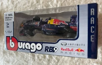 1/64 Mark Webber/Sebastian Vettel  Red Bull Racing Infiniti RB9 BURAGO F1 Aust • $11.49