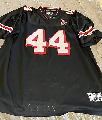 LOUISVILLE CARDINALS Football VINTAGE Sewn #44 Black 3XL Jersey FREE SHIPPING • $35.99