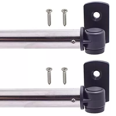 2 Pack Magnetic Curtain Rod For Metal Door Window Sash Curtain Rod 16-28 Inch • $18.99