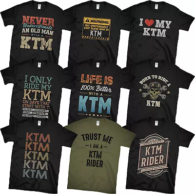 Ktm Rider T-shirts. Awesome & Funny Designs. Enduro Motorcycle Biker Gift Idea • £14.99