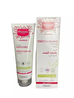 Mustela Stretch Marks Cream 3 In 1 8.45 Fl Oz (250 Ml) Made In France Exp. 6/25 • $25