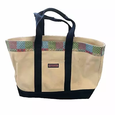 Vineyard Vines Womens Classic XLG Canvas Tote • $34.99