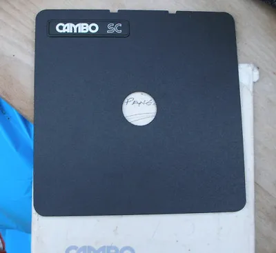 Cambo SC Monorail Flat Lens Board For Compur 00 26.8mm Hole 5x4   • £69.95