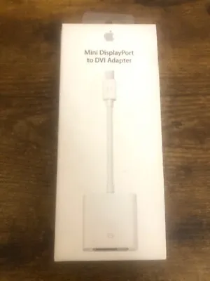 Apple Mini DisplayPort To DVI Adapter MB570LL/B Model A1305  ( WHITE )  ---  New • $10.99