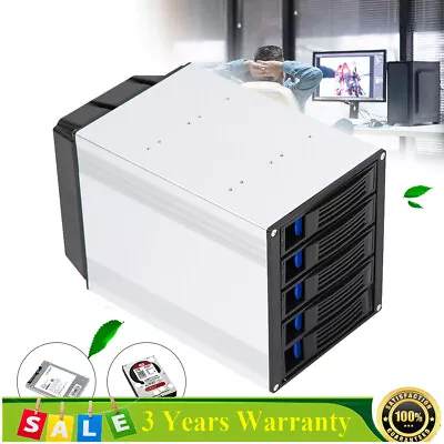 6 Gbps 5 Bay SATA HDD SAS Docking Station Offline Clone 2.5/3.5  Hard Drive Bays • $83.66