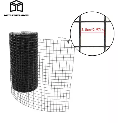 24 X100' 16 Gauge Black Welded Wire Fence Vinyl Coated Chicken Rabbit Mesh 1inch • $64.78