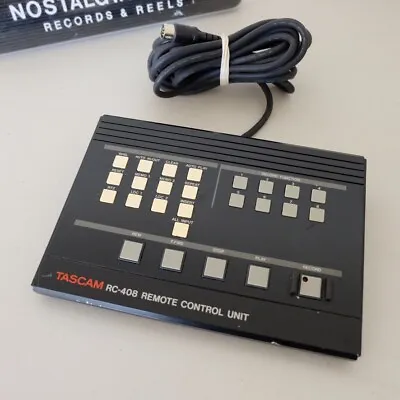 VERY RARE Tascam Reel To Reel Remote Control Unit Model RC-402 • $390