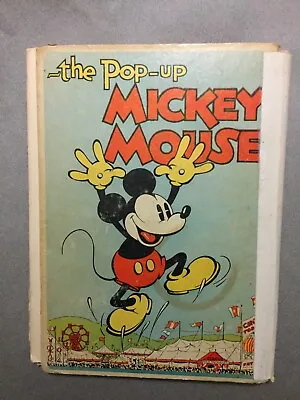 The Mickey Mouse Pop Up Book - Golden Age Walt Disney Blue Ribbon Press - 1933 • $99.99