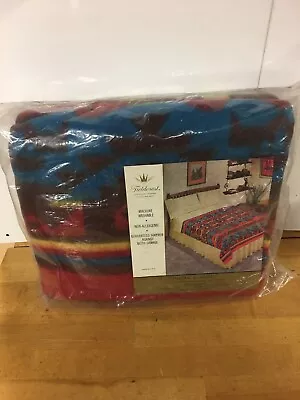 Vintage Fieldcrest Indian Blanket Size 64  X 76  New In Sealed Package • $74.95