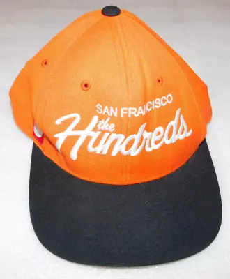 San Francisco Hundreds Baseball Cap Adjustable Orange Adult One Size Snapback • $45