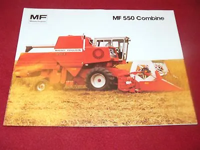 Massey Ferguson 550 Combine Dealer's Brochure  • $19.99