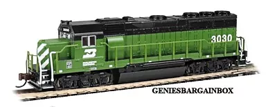 N Scale BURLINGTON NORTHERN DCC & SOUND EQUIPPED GP40 Loco BACHMANN New 66360 • $198.47