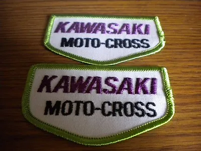 NOS Vintage Kawasaki 70's Moto-Cross VMX ARHMA Patches 3.5  X 2  Qty 2 KX125 • $8.95