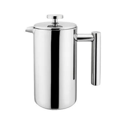 New Small Stainless Steel French Press 12oz Coffee Plunger Pot Tea Brewer Maker • $22.49