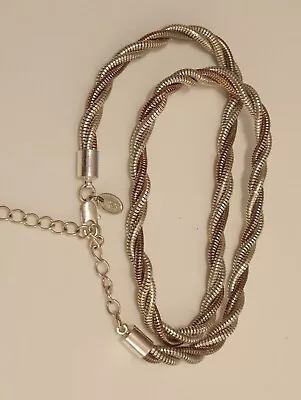 Marks And Spencer M&S Silver And Gold Chain Necklace • £5.99