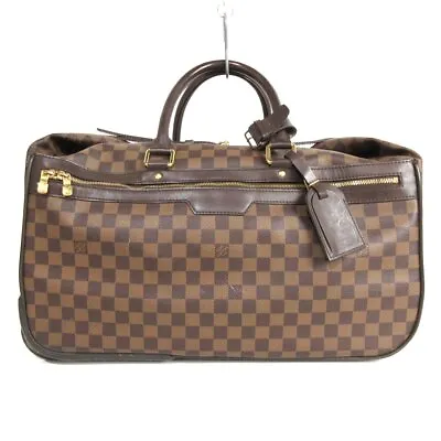 Auth LOUIS VUITTON Eole 50 N23205 Ebene Damier BA5018 Boston Bag Damier Canvas • $678.60