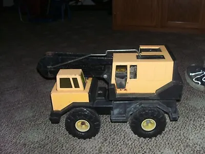 Vintage Mighty Tonka Mobile Crane Truck Pressed Steel Toy - Parts/Restore • $15