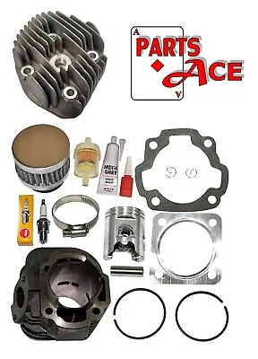 Polaris Predator 90 90cc Cylinder Head Piston Kit Gaskets Clips Pin 2003 - 2006 • $54.95