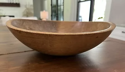 Antique Round Wood Dough Bowl 13” • $64.99