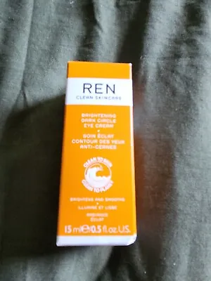 REN Clean Skincare Brightening Dark Circle Eye Cream 0.5 Fl Oz/15 Ml - VEGAN NIB • $13