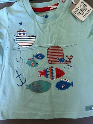£2 • Buy Baby Boys Twin T Shirts Fish BNWT Age 3 To 6 Months 