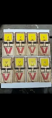(lot Of 8) Victor M205 Wood Humane Snap Rat Trap Brand New Re Useable  • $20