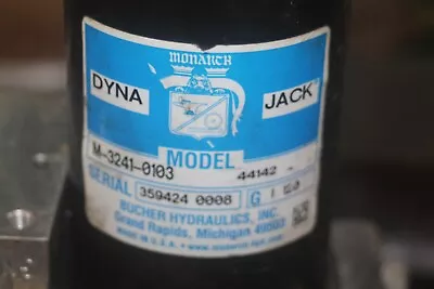 Monarch Dyna Jack Model M-3241-0103 • $589