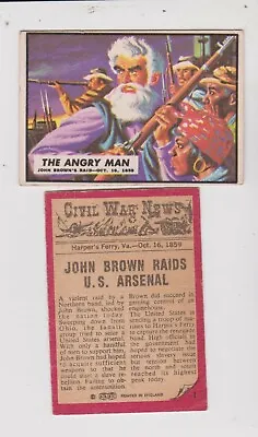 1965 A&bc Gum Civil War News - Complete Your Set Select A Card From The List  • £2.49