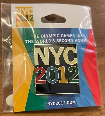 NYC 2012 Olympic Bid Pin • $5