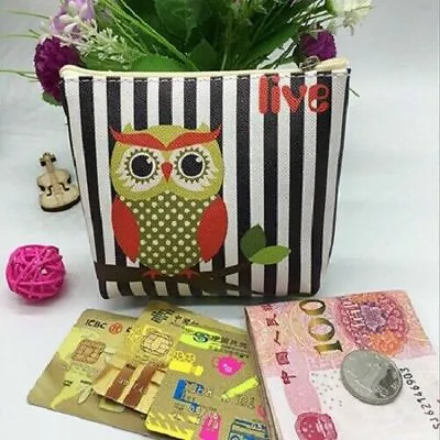 £2.99 • Buy New Ladies Girls Women Owl Coin Wallet Pouch Money Purse Gift Heart Love Uk