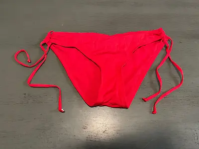 Red Lined MOSSIMO     Swimsuit Bikni Bottom Size Medium • $0.99