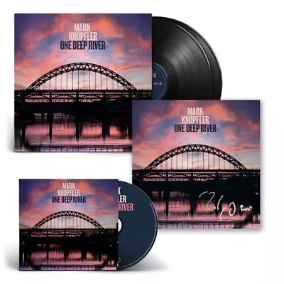 Mark Knopfler One Deep River SIGNED Limited Vinyl CD AUTOGRAPHED 12” PREORDER • $200