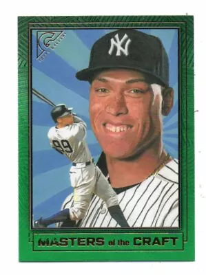 Aaron Judge Yankees 2021 Topps Gallery Masters Of The Craft Green MTC13 041/250 • $15