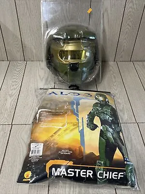 Halo Master Chief Muscle Costume Child Boys Size Small 4-6 Padded 3D + Mask New • $30