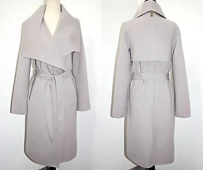 MACKAGE LONI DOUBLE FACE LIGHT WEIGHT WOOL WRAP COAT In Mineral Color  XS  $800 • $399.99