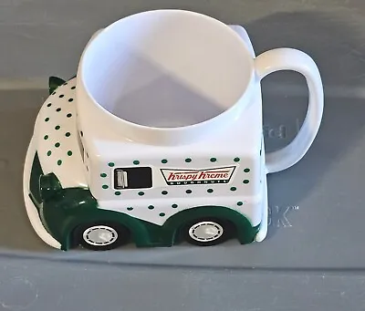 Krispy Kreme Dounuts Plastic Mug Delivery Truck Van Whirley  Z4 • $16.49